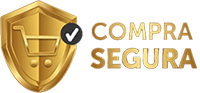 Selo de Compra 100% Segura com criptografia de dados
