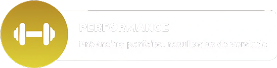 Ícone abstrato representando performance de treino elevada