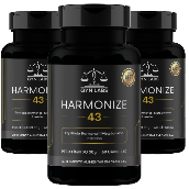 Conjunto com três frascos de Harmonize 43 apresentando o melhor custo-benefício