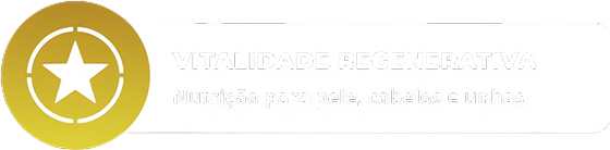 Ícone abstrato representando vitalidade regenerativa para pele, cabelos e unhas